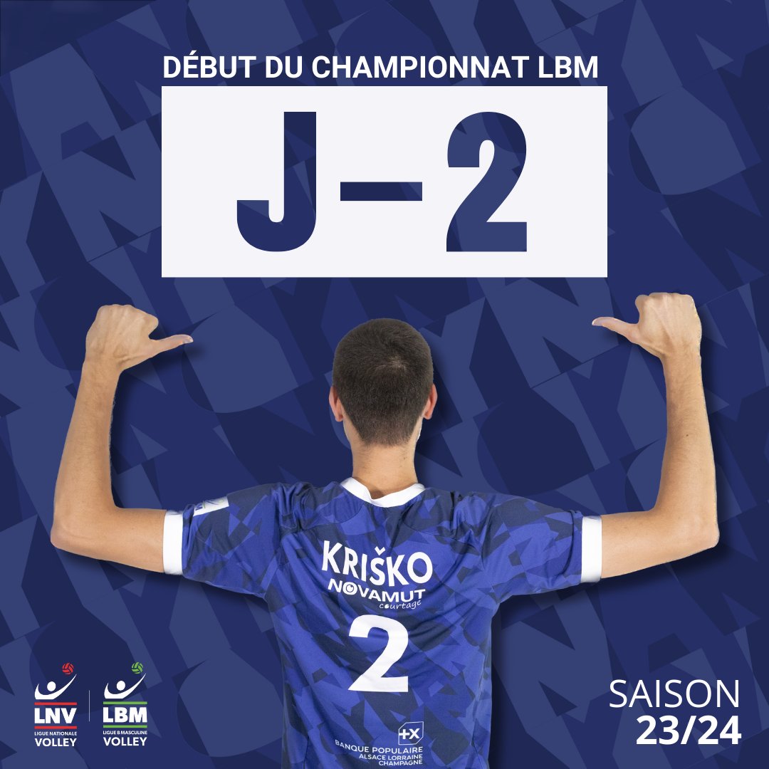 GNVB_'s tweet photo. Plus que 2ïžâ£ jours avant le début de la saison 2023/2024 de LBM ! ð·
ðð¹ðŒð¿ð, ðœð¿ð²Ìðð ð®Ì ðð²ð»ð¶ð¿ ðððœðœðŒð¿ðð²ð¿ ð»ðŒð ðµâªïž ?
#GNVB #TousAuParcDesSports #volley #LBM #LNV https://t.co/pepW6W9sWl
