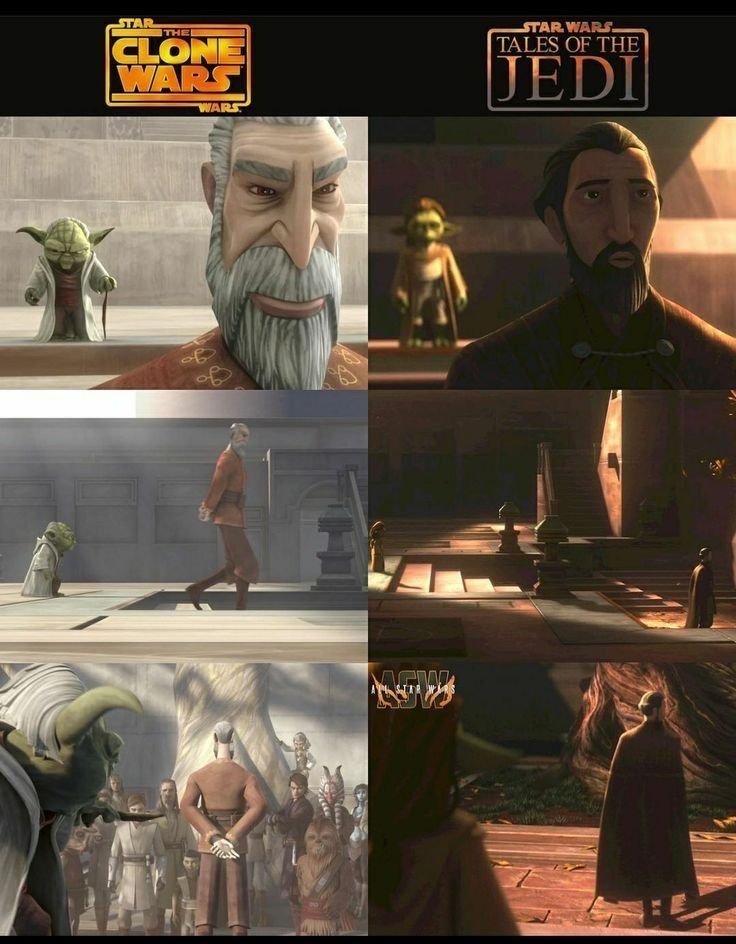 Poesía entre #TheCloneWars y #TalesOfTheJedi ❤️