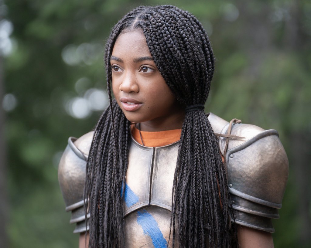 updatespercy's tweet photo. Leah Sava Jeffries on being cast as Annabeth Chase in #PercyJackson & The Olympians: 

“It got to me for the quickest second — literally, like 90 seconds. But I know that no matter how many people are going to say bad things, it’s never going to be true. This sounds really weird, but I don’t blame them — those people might not know how to adapt. Me? No matter who they put in it, I would love it either way. Because it’s just a show; it’s not like I fired someone.”