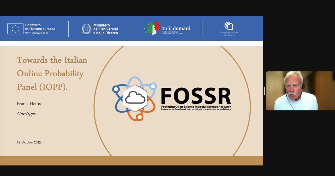 fossrproject's tweet photo. 🧑‍🎓 55 participants at the first FOSSR #onlineseminar

⏱️ 2 hours on the initial phases of constructing the 'Italian Online Probability Panel,' a survey designed to enable future assessments of the Italian population, just ended

@CNRsocial_ @mur_gov_ @ItaliaDomaniGov @CNRIrpps https://t.co/vUGN3WSWlg