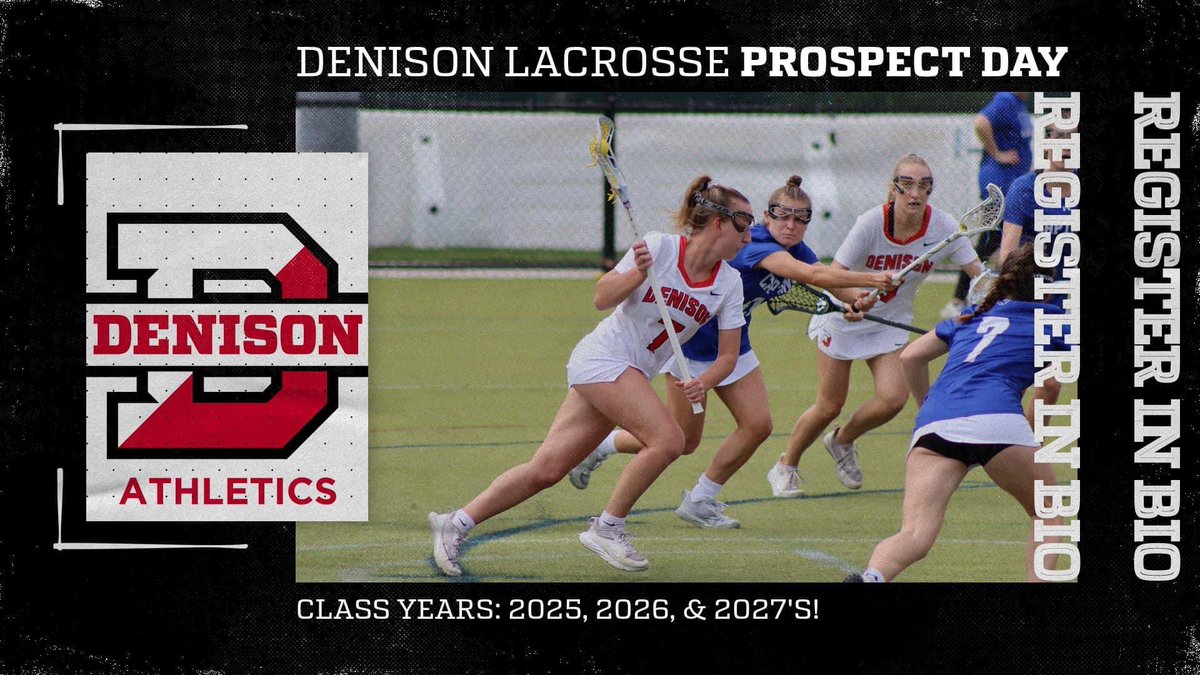 🚨LAST CHANCE🚨Come out and enjoy your day with us! We can’t wait to see you there! 😎

Registration: conferences.denison.edu/wlaxprospectda…