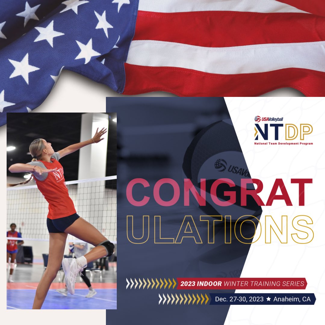 Honored to participate in the USAV National Team Development Program Winter Training Series in Anaheim! Looking forward to working out with some of the best players/friends & amazing coaches from across the country! 🇺🇸 GO USA‼️💙🏐❤️ • #usavolleyball #usav #usavntdp #volleyball