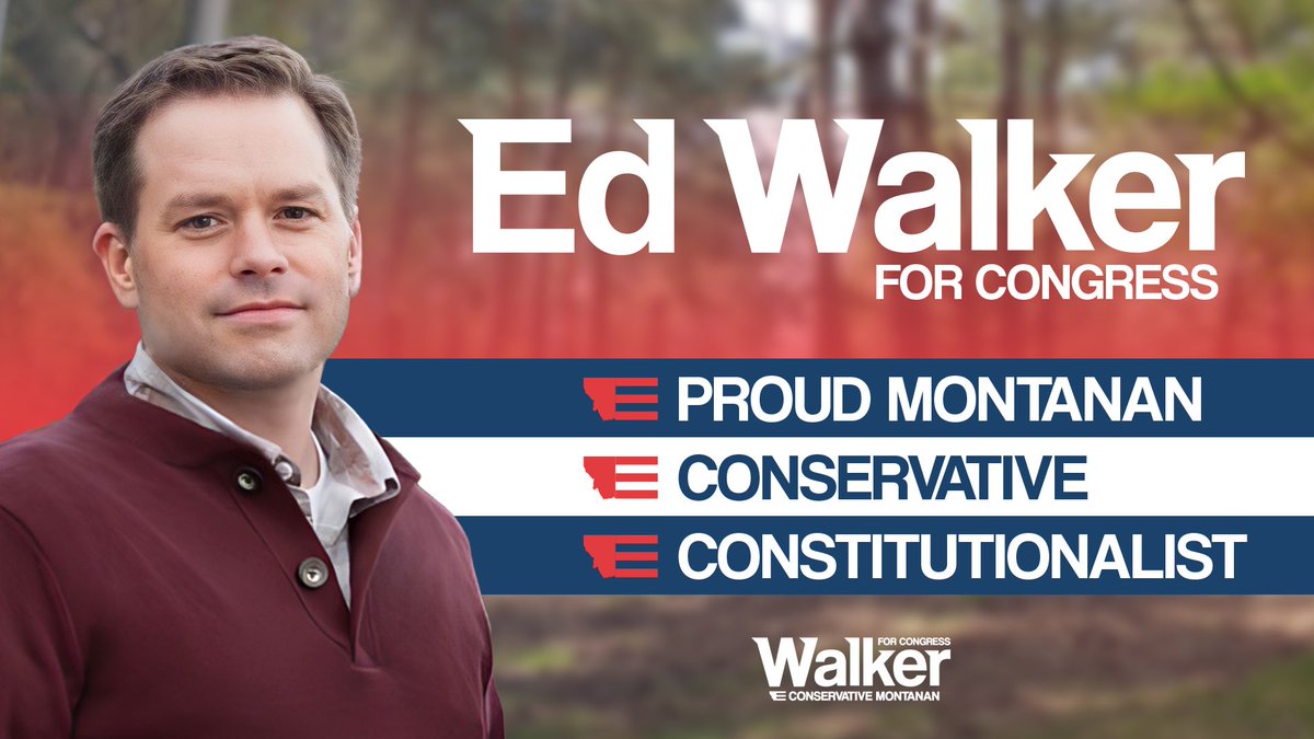 EdWalkerMt's tweet photo. I’m a multigenerational Montanan, a small-business owner and a proven conservative. 

I am running for Congress because I want to be the conservative fighter Montana deserves when it comes to tough issues like border security, energy development and federal spending

#MTpol #MT02 https://t.co/dYzSv1bHNB