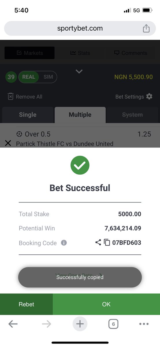 07BFD603 -800 odds Omo i swear, I started the booking since 11am and just done with it now . God please crown 👑 my effort because I want better for myself and my followers 🙏🙏🙏🙏🙏 Play and retweet. @OlaseniFeyisayo @TheRealCEOAmber @LouieDi13 @mrbayoa1 @Mrbankstips…