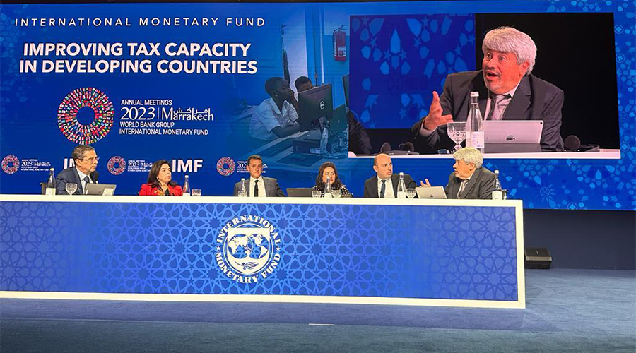 CIAT presente en Reuniones Anuales del #FMI. <a href="/rulizv/">Raul Zambrano</a> del CIAT, participó en el Foro Fiscal en Marrakech. #Desarrollo #Impuestos #IA. 🌍Más detalles: 
🇪🇸tinyurl.com/2x2lepdf
🇬🇧tinyurl.com/yp5gnnbk