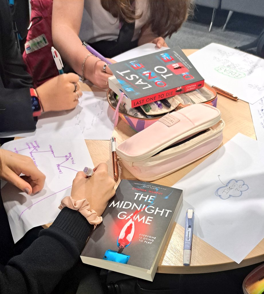 Cross Stephen King with Karen McManus &amp; what do you get? Bestselling YA author <a href="/CynthiaMurphyYA/">Cynthia Murphy: YA author (NOT HERE on Inst@ & TT)</a> that's who! Our students had a fab day meeting the queen of teen screams, learning all about how to create their own spooky stories. Right in time for Halloween! 🎃 <a href="/PenistoneGS/">Penistone Grammar School</a>