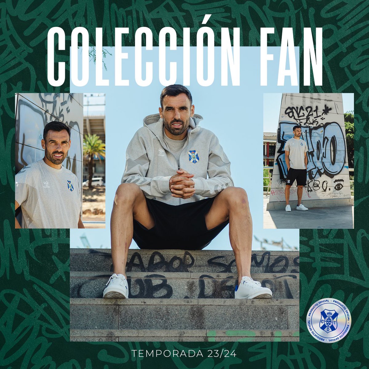 Fan de tu equipo 🤍💙, más fan aún de toda su colección😍👌. Disponible en la tienda oficial (C/Heliodoro Rodríguez López, 8) y en tienda web 👉 tinyurl.com/mrerazs7