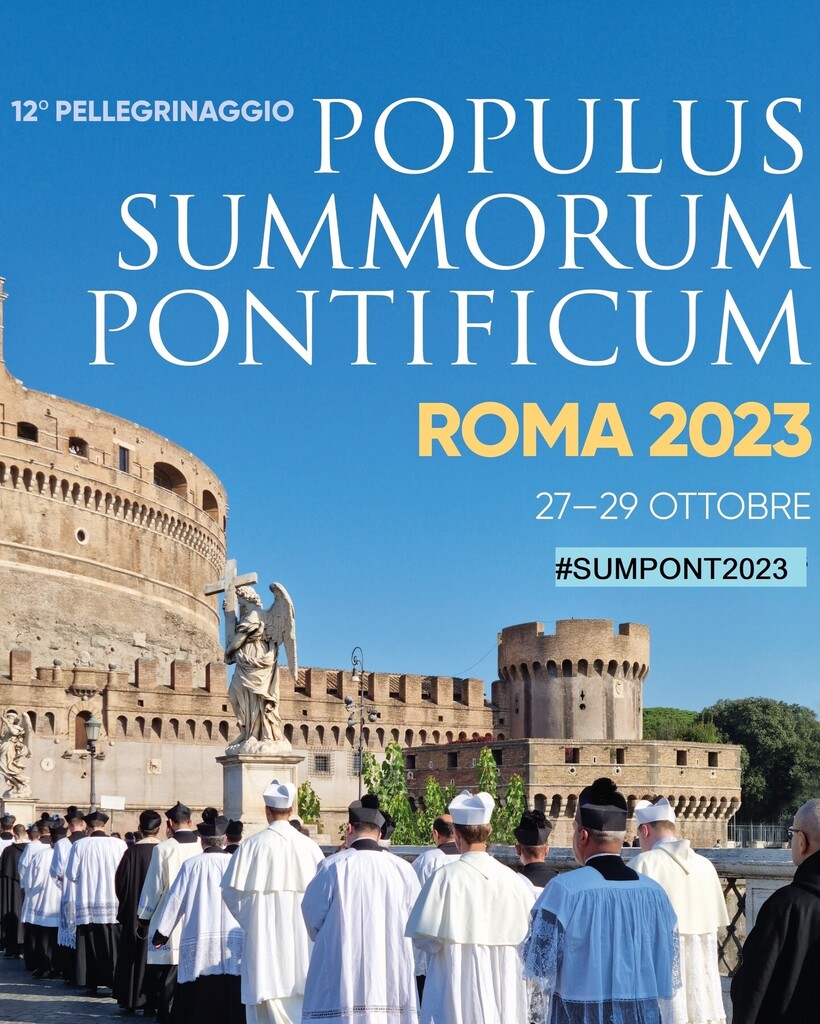 messainlatino's tweet photo. XII pellegrinaggio #populussunmorumpontificum 2023 a #roma #vetusordi #summorumpontificum #summorumpontificum2023 #sumpont2023 #PSP2023 #fssp #icrss #fsvf #ipb #blogmil #mil #mtl #tlm https://t.co/Elu12ITfAw #MiL https://t.co/cQWLtw8KrL