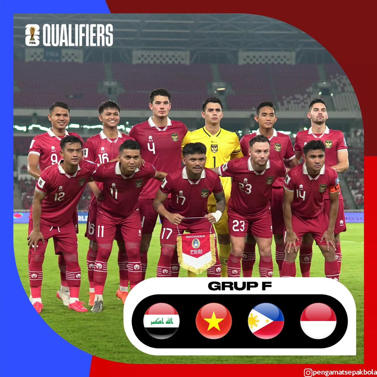 Jadwal:
16 November 2023
Irak Vs Timnas Indonesia

21 November 2023
Timnas Indonesia Vs Filipina

21 Maret 2024
Timnas Indonesia Vs Vietnam

26 Maret 2024
Vietnam Vs Timnas Indonesia

6 Juni 2024
Timnas Indonesia Vs Irak

11 Juni 2024
Filipina Vs Timnas Indonesia

CATAT!!
#timnas