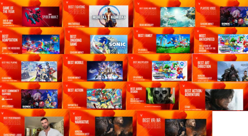 ManSpark82339's tweet photo. Game Awards Predictions (srry for the quality) https://t.co/eL3fFys7I6