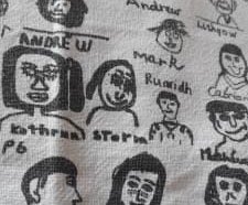 School tea towels are brilliant! This is apparently how I thought I looked at primary school 😂