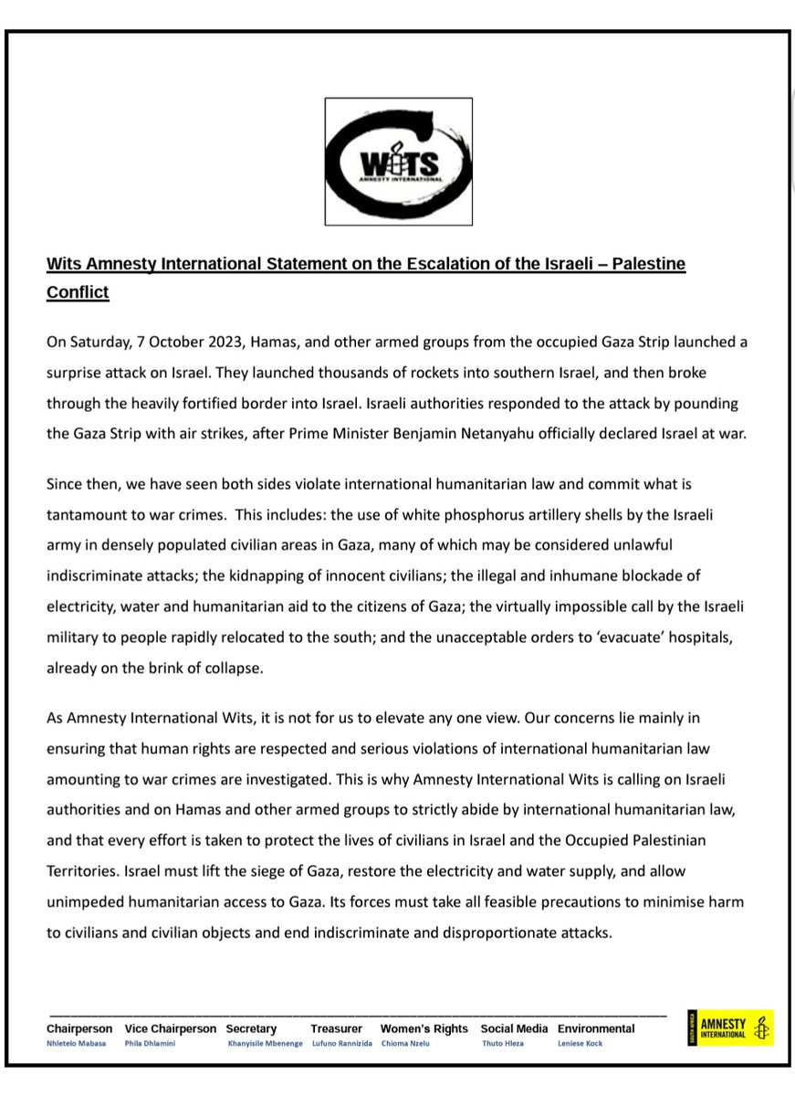 Amnesty Wits tweet media