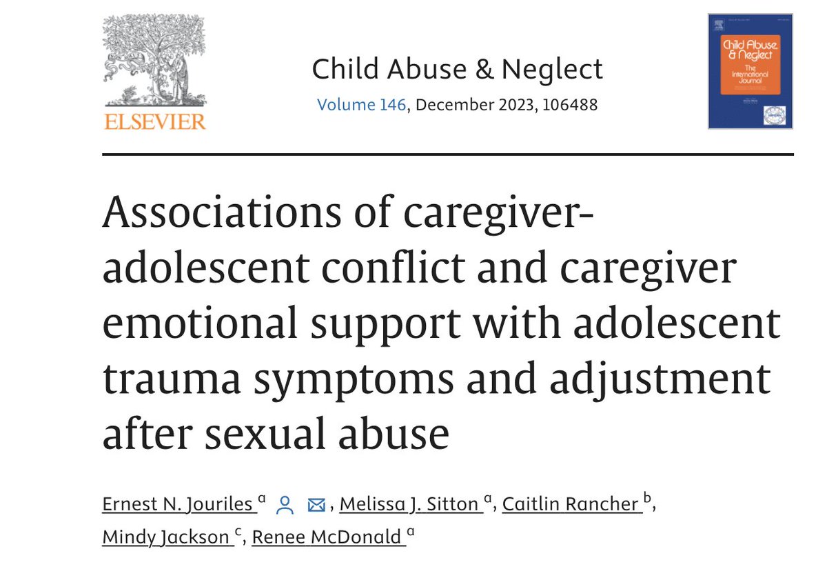 #new #research #trauma #care for #adolescents: Supporting #positive #parenting to understand #symptoms call for #emotional #support always, not conflict <a href="/ISPCAN/">ISPCAN</a> <a href="/nctsn/">National Child Traumatic Stress Network</a> <a href="/TISUK_/">Trauma Informed Schools UK</a> <a href="/TraumainformedF/">TraumainformedFinland</a> <a href="/CCCYT_CCTEA/">Canadian Consortium on Child & Youth Trauma</a>