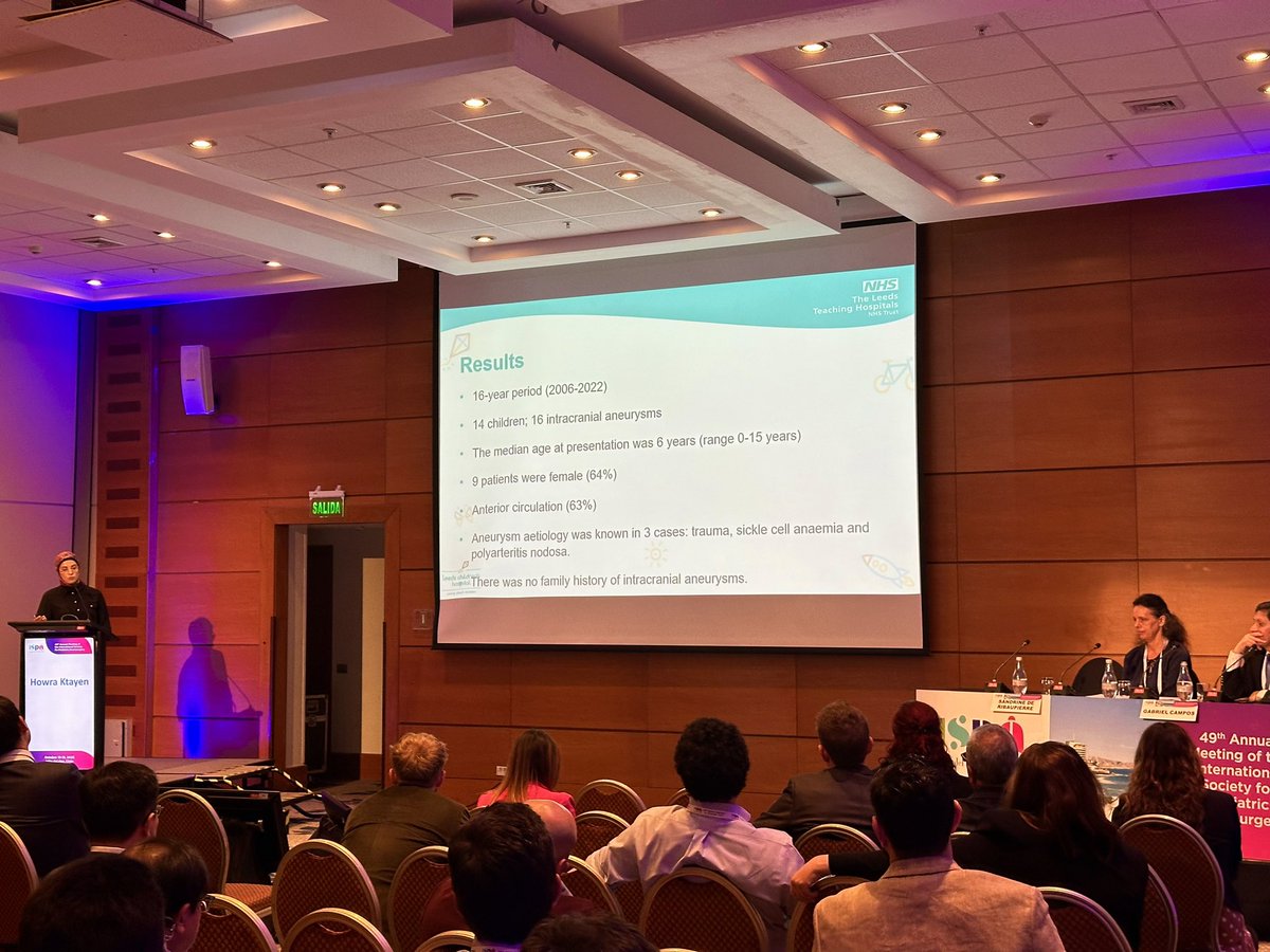 howraaak's tweet photo. Presenting our work on managing both raised ICP in craniosynostosis, and intracranial aneurysms in children. @Leeds_Childrens @LDShospcharity @LTHTNEURO https://t.co/xCpHzhATPv