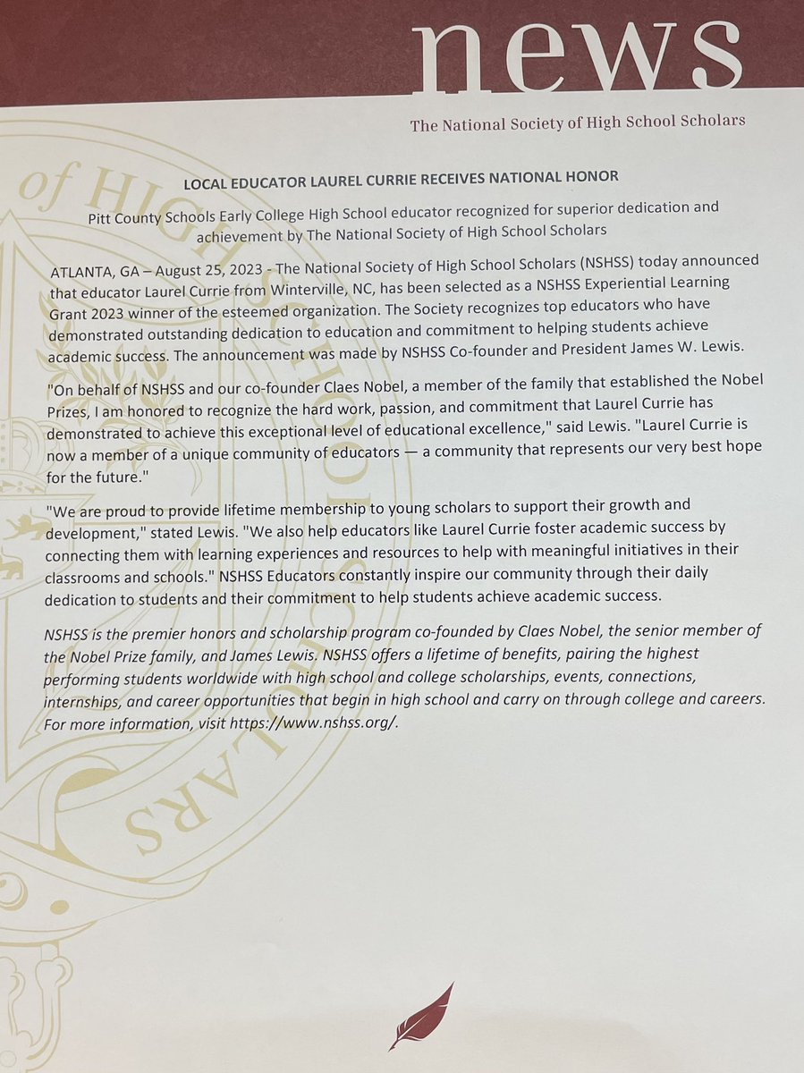 PCS Early College HS tweet media