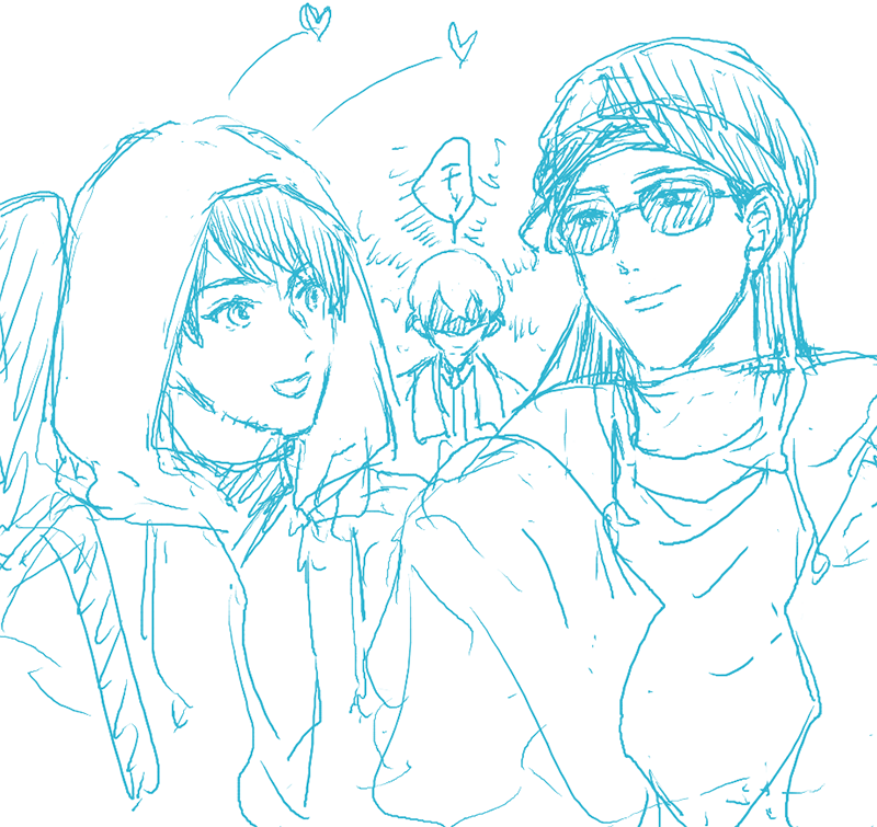 ボルさんと久っしぶりに絵チャしてスコライ!描いてもらった!最高すぎてフガフガ言っちゃった…
あとバボにいじめられるライ描かせて貰ってニコニコ
絵チャ楽しいな～ 