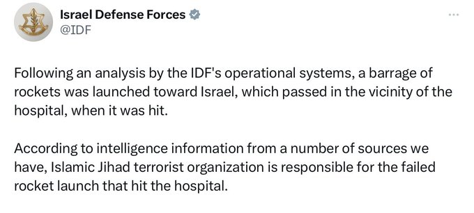 HHMU_Banksia's tweet photo. Quite honestly @IDF WouldDoWELL2Concentrate on their #SchoolingEducation/#CommunicationSkills/
#CommandOfTheEnglishLanguage instead of #Learning2B-#BibiTheBeasts-#BULLIES!
#CeasefireNOW
#IDWP
'which #passed in the vicinity of the hospital, when it was #hit.
“#Akharai!” https://t.co/RQB1Wu1H6L