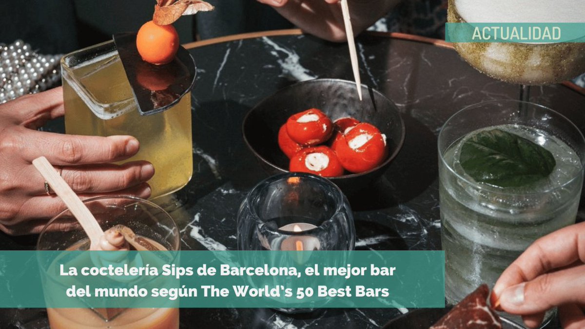 ¡Enhorabuena! Sips (Barcelona) se hace con el número 1 de la lista #50BestBars seguida de Paradiso (Barcelona) en 4 y Salmón Gurú en 16. Compartimos noticia de @gastroeconomy con toda la información ➡️  mtr.cool/bdxgwkeksq