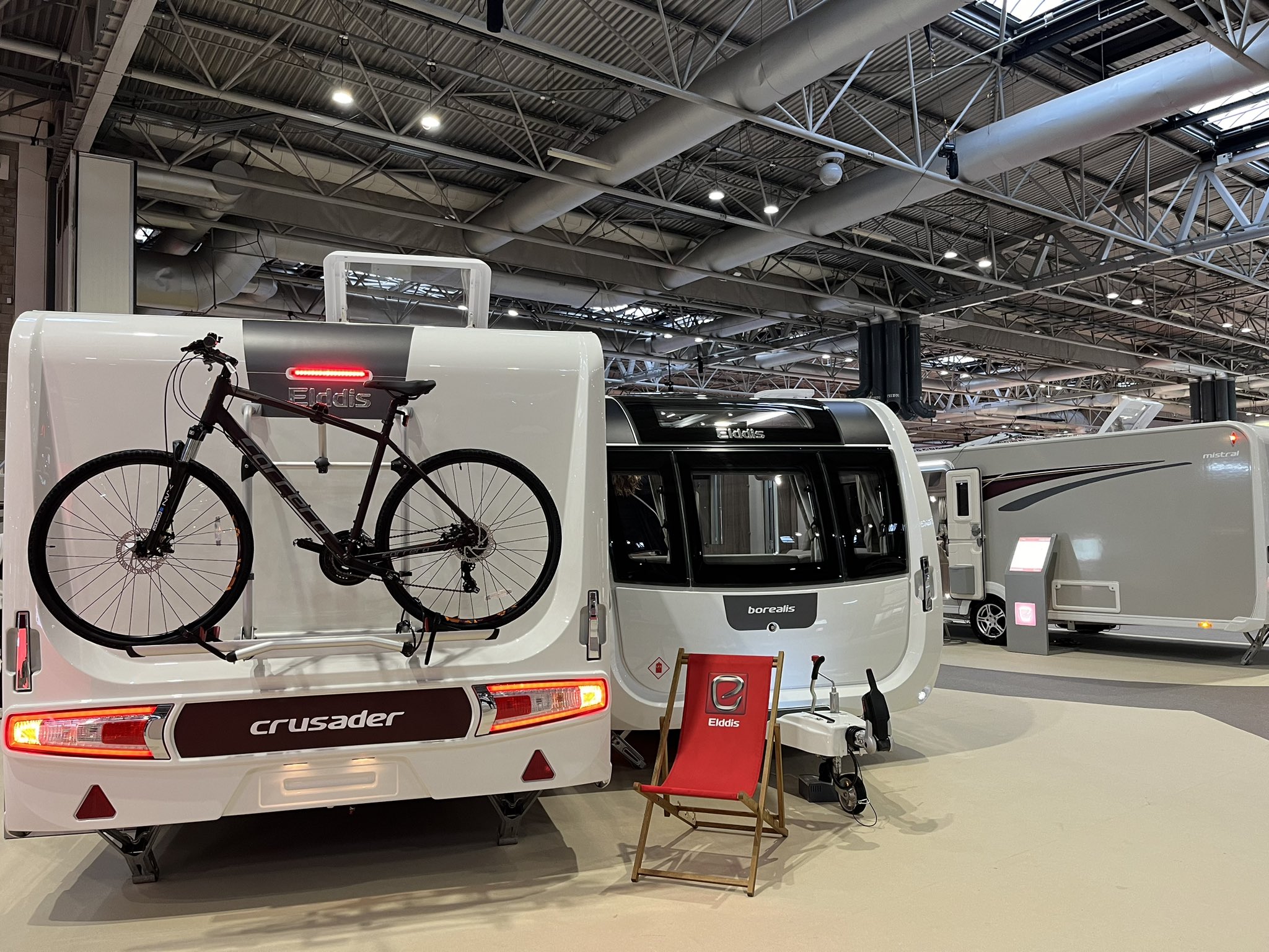 Elddis caravan bike rack hotsell