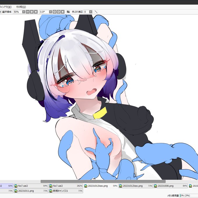 どっちにしようか悩んでいる 