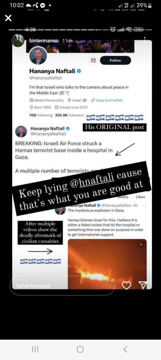 ShohidullahRu's tweet photo. @SkyNews Terrorist Israel is the expert on producing fake evidences.

Just keep opening your eyes.  Think in a right way. Israel using phosphorus bombs, they attacks on mosques and  they killed at least 1500 children. Only and only Israel is the responsible for #Gaza_Genocide. https://t.co/21jop0chgq