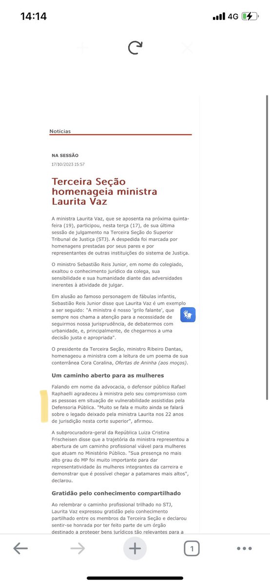 raphaellirafael's tweet photo. Muito honrado por ter representado defensores públicos e advogados que militam no STJ numa das merecidas homenagens à Ministra Laurita Vaz. https://t.co/sPzLWmgGGg