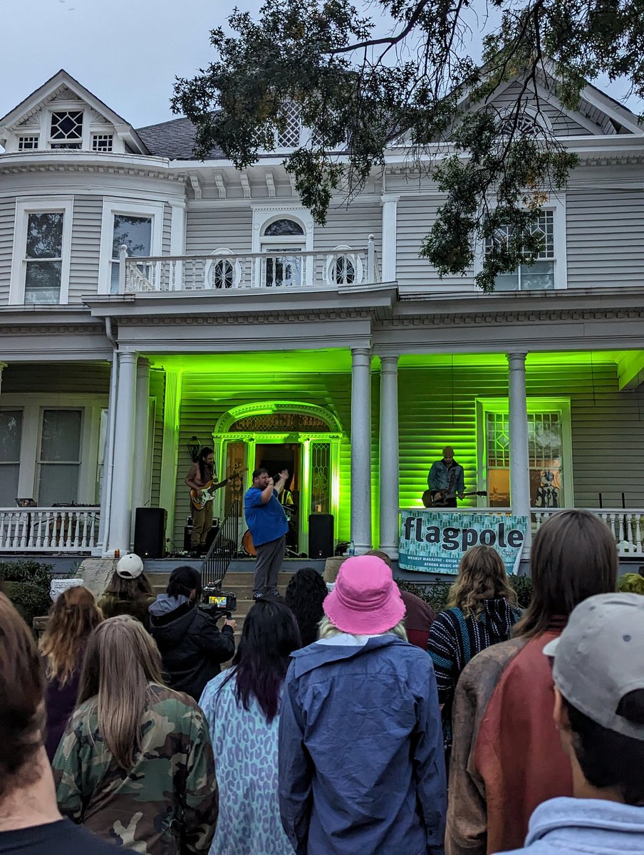 Another successful @HistoricAthens Porchfest! Thank you to everyone who came out on a Sunday to party with us on the @FlagpoleMag lawn - we were able to do it up bigger better for year two 🔥🔥🔥