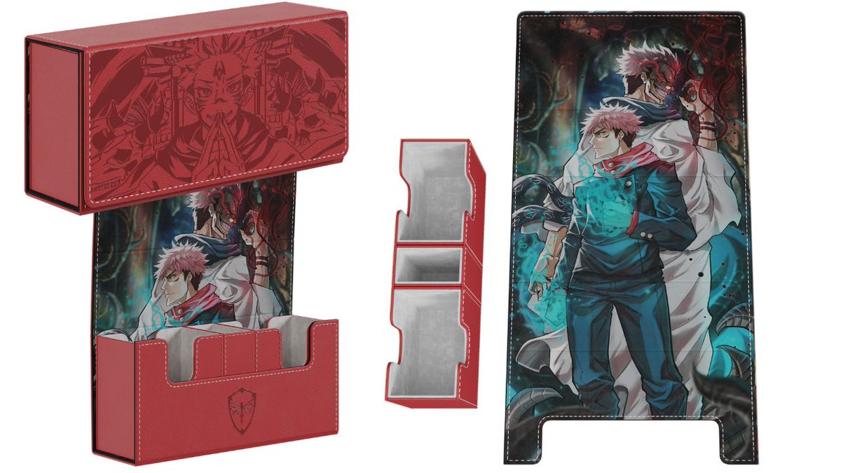 Commander_Jaime's tweet photo. Hi amigos, today I'm announcing a Sponsored Giveaway! The winner will win a deck box from Dueling Guard! They will be able to pick 1 from 4 anime designs as well! Good luck amigos!  Enter Giveaway Link: https://t.co/Gw30DAlo6Y https://t.co/Un7dSmkag5