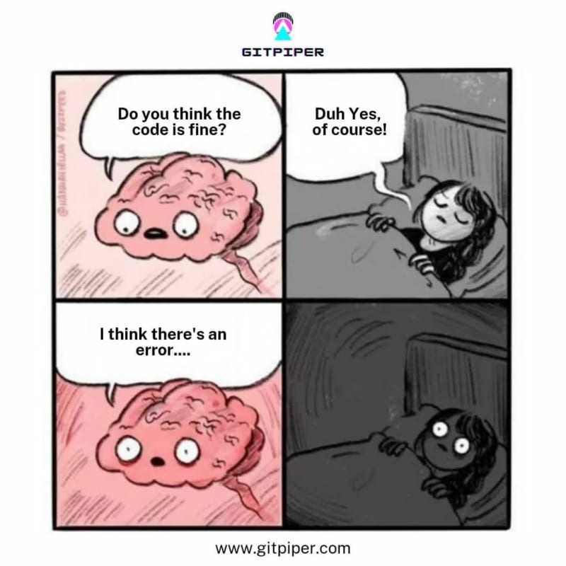 My bed is the best IDE – Insect Detection Environment. I catch all the bugs during sleep.

#codinglife #CodingJourney #programming #programmer #humour #technology