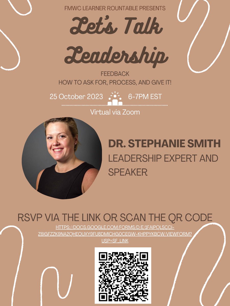Attention Medical Learners: Join us next Wed. Oct. 25 for a Learner Roundtable on Zoom from 6-7 pm ET. We'll be talkin' FEEDBACK - How to ask for it, process and give it ask with Dr. Stephanie Smith. (google.com). Please register in advance