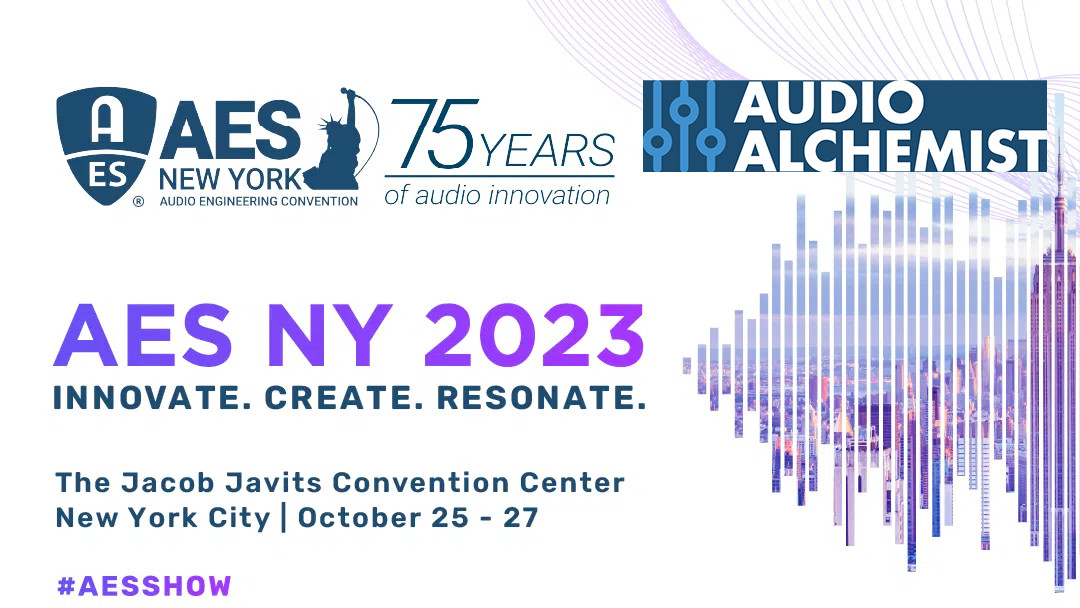 New York! Join us next week at AES for FREE when you register using promo code "NY6585" 

▶️ audioalchemist.com/events/aes-2023

We'll be exhibiting masterfully made audio gear from <a href="/Dangerous_Music/">Dangerous Music</a>, <a href="/ChameleonLabs/">Chameleon Labs</a> and @ExMachinaSound
