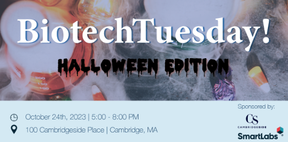 JoinSmartLabs's tweet image. Get ready for an epic BiotechTuesday! Halloween Edition sponsored by SmartLabs on October 24th. Don&apos;t forget to wear a costume - the more creative, the better. Secure your spot today: hubs.ly/Q025Zdjf0