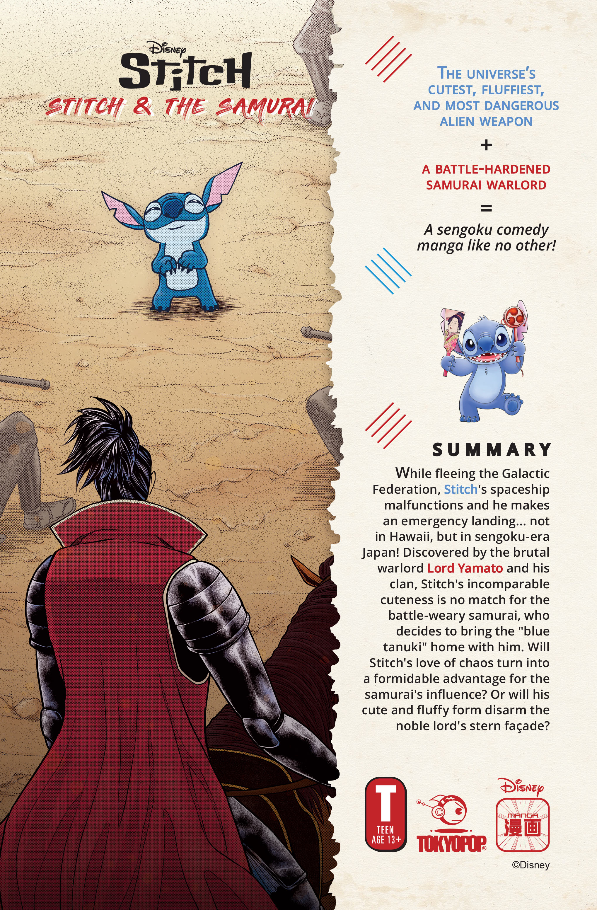 TOKYOPOP on X: Read about Disney's Stitch in Sengoku-era Japan with this  new deluxe collector's edition, which combines the entire Stitch and the  Samurai series into one book! Available now! 