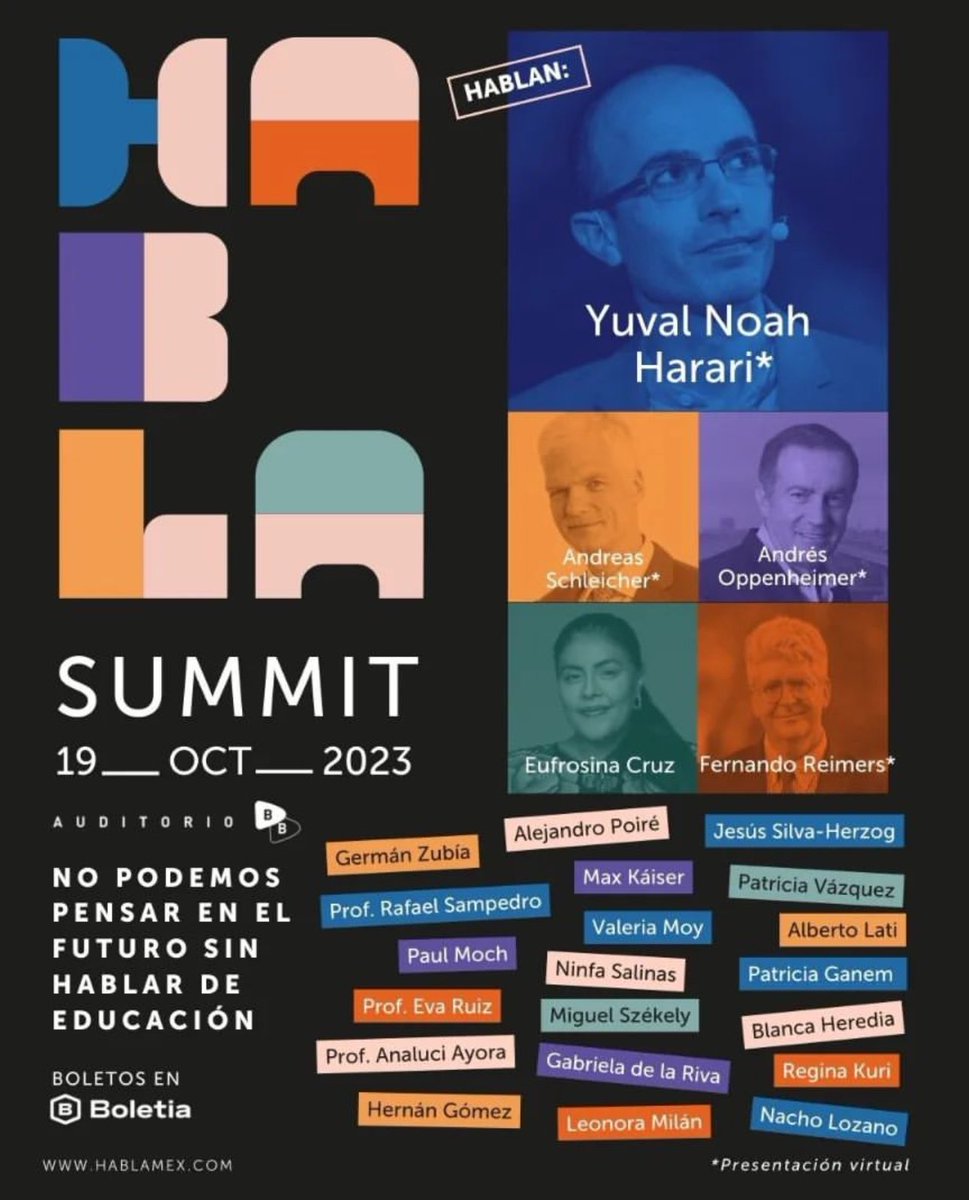 EufrosinaCruz's tweet photo. “No podemos pensar en el futuro sin hablar de educación”. Este jueves voy a estar participando en @habla_mex a lado de grandes figuras mundiales y todas y todos estaremos hablando sobre la educación.
Si estás en la CDMX, aún puedes comprar tu boleto y ser parte de #HablaSummit. https://t.co/3TfqrZm54A