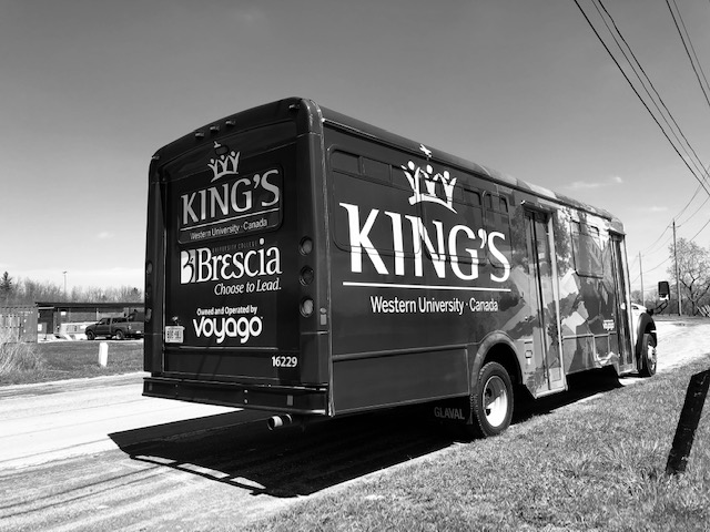 🚫🚌Reminder: There is no shuttle service today (Mar 29) due to Good Friday. @KingsAtWestern @BresciaUC