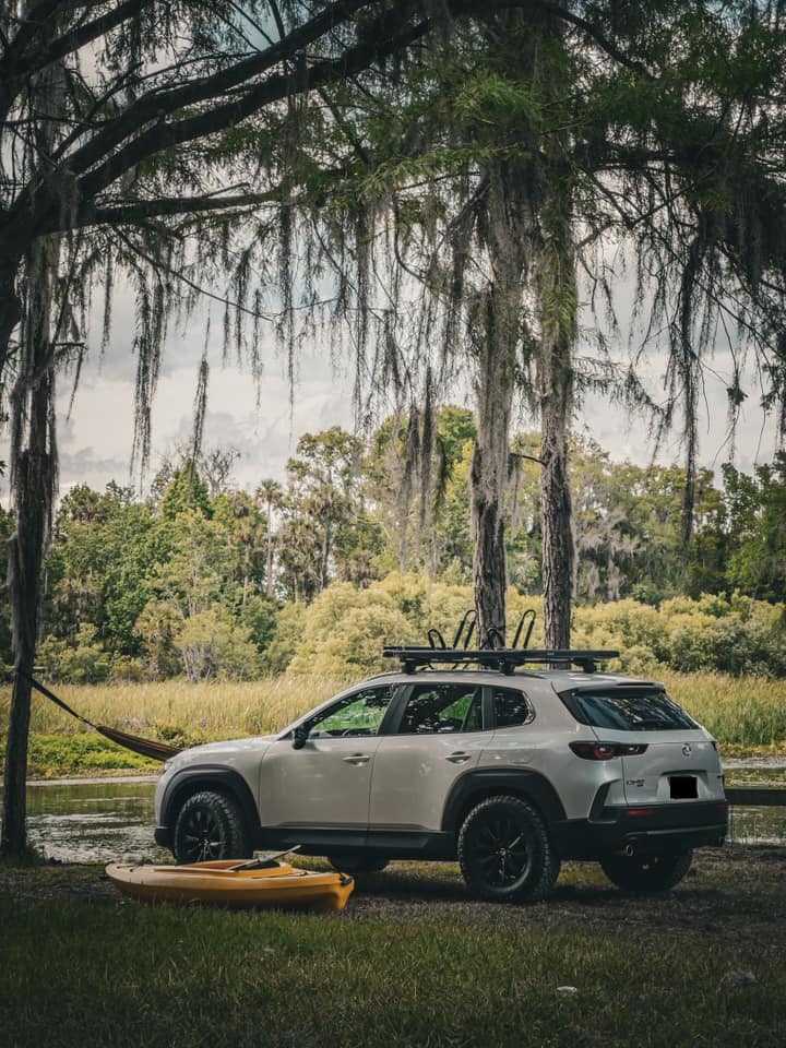 MazdaUSA's tweet photo. "I love every single minute...Best car I’ve ever owned!!" When your minutes include inspiring moments like this, John, a shared connection is only natural. #MazdaCX50 #LookingForOutsiders (photo &amp; quote: FB/John Ruz)​

​Accessories with after-market equipment shown. https://t.co/PVQn5ztMLz