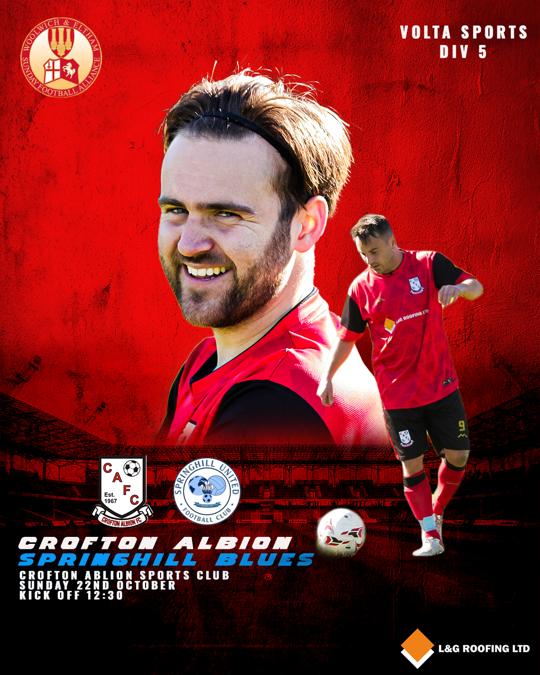Croftonsundays's tweet image. Looking forward to the weekend as we get back into @wesfa17  League football!! We face @SpringhillBlues at home in the @voltrasports Div 5. 

#upthealbion🔴⚫  #Croftonsundays