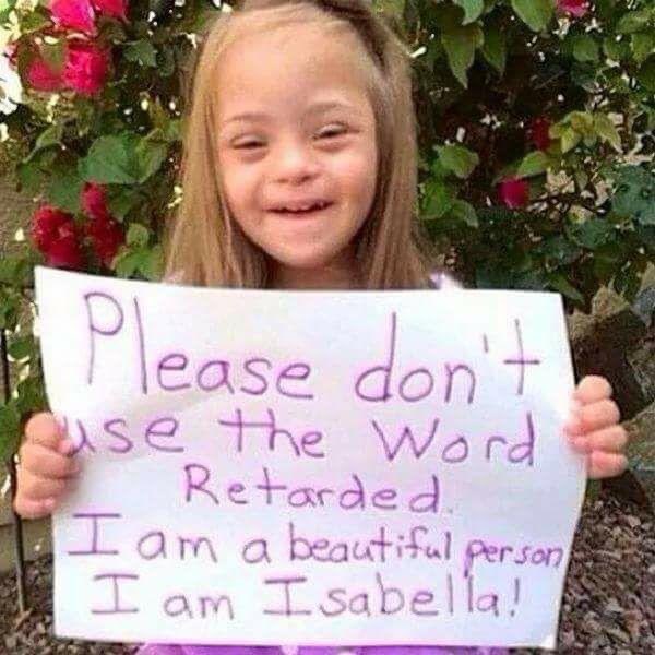 BarbaraMcMahon8's tweet photo. Isabella you are beautiful.. Let's eradicate the R word!! 💚❤ xxx https://t.co/vYQ7irWMRt