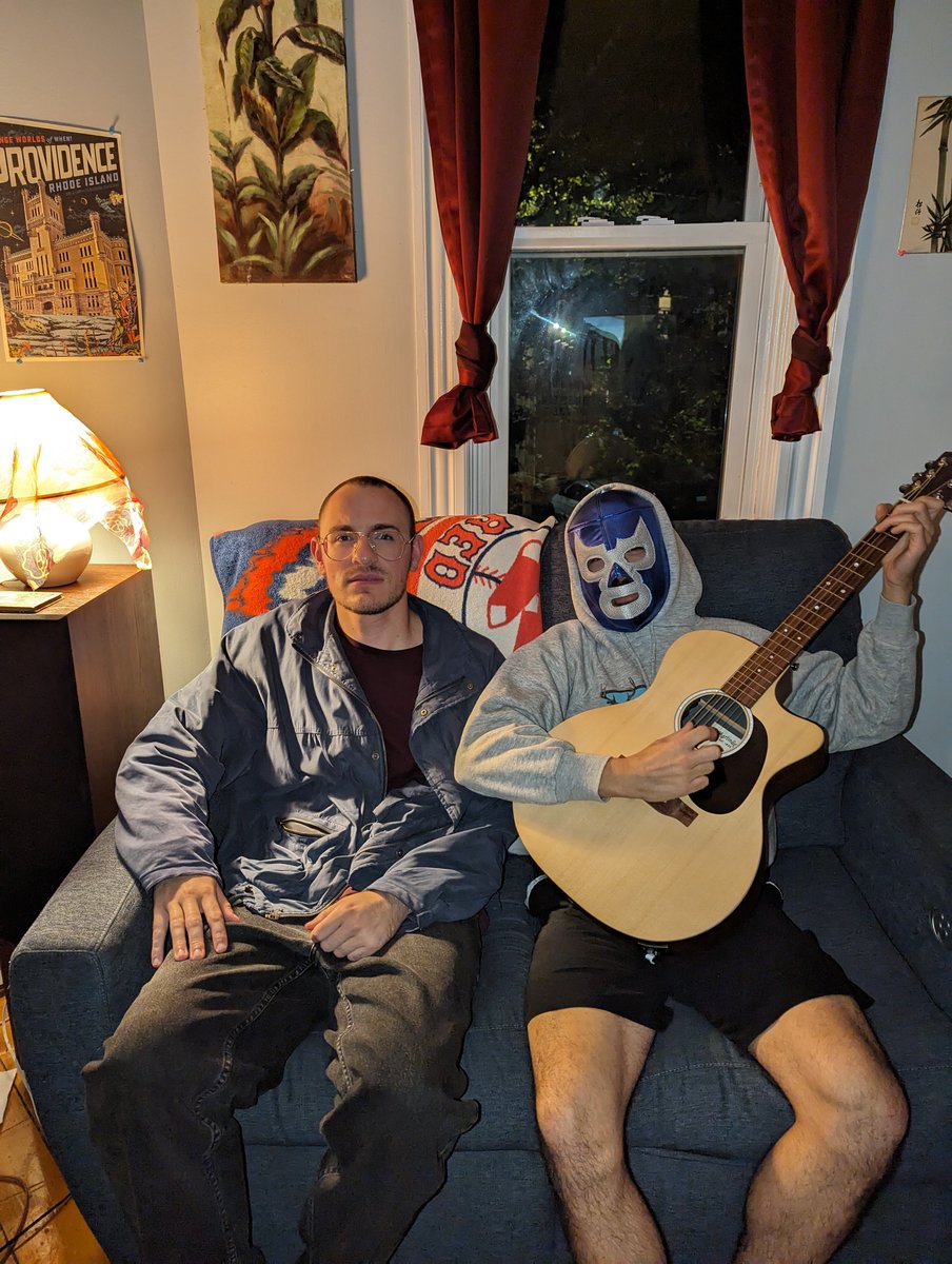 Believe it or not, these fucking clowns are gonna play a set at chomp in Providence tonight between 6:30pm-8:30pm. I swear to fucking God we're gonna play some fucking music so come and eat some fucking food if you like that sort of shit.