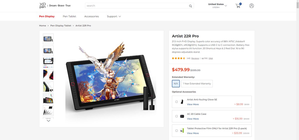 Found a christmas gift for myself. This would be a great upgrade from my current tablet and I can attach it to the arm mount I have to save even more desk space.

I just need to get more art commissions.