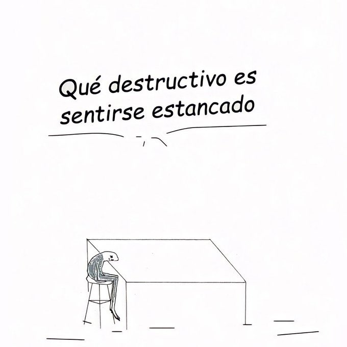 a veces siento que todos avanzan menos yo