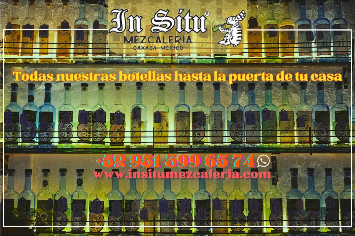 Ven a probar la más amplia colección de #mezcal tradicional.