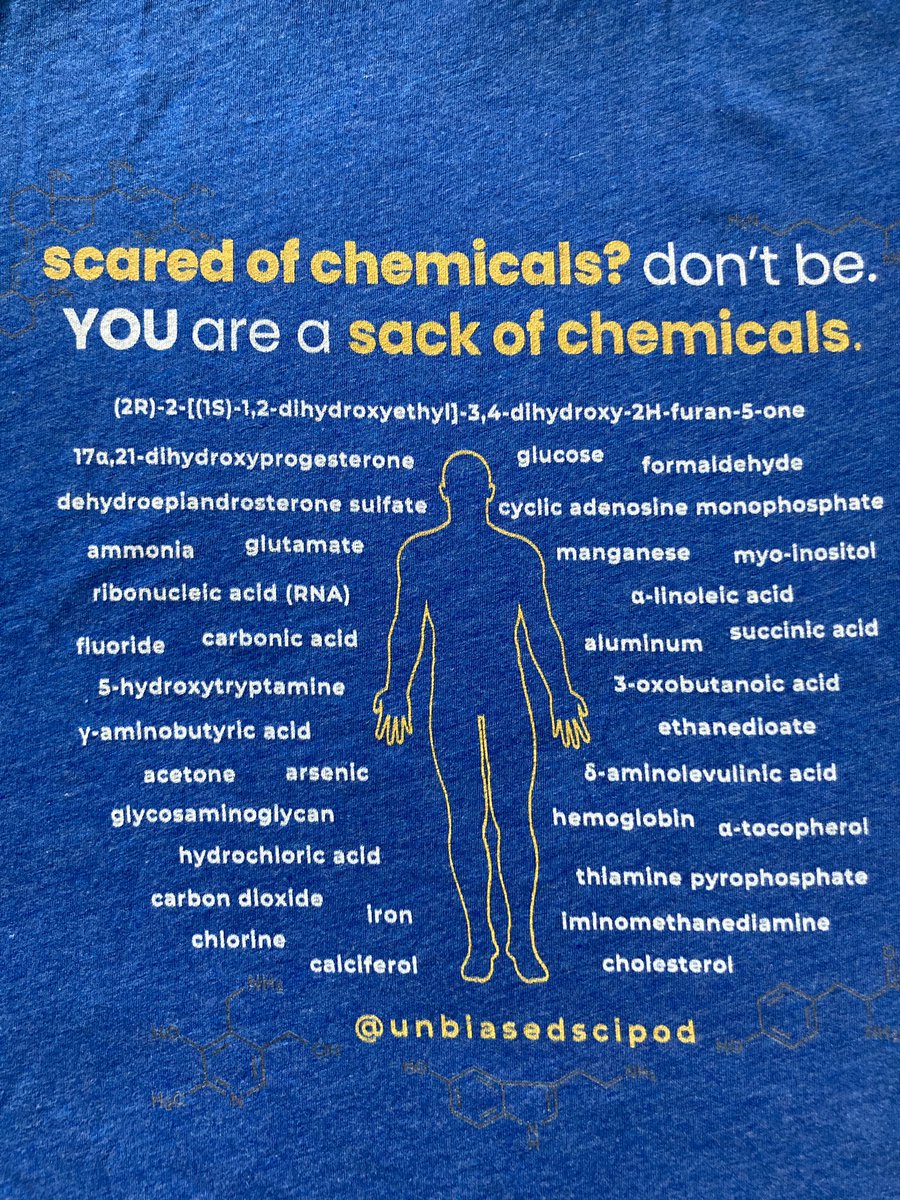 In honor of #NationalChemistryWeek I’d like to share this awesome shirt I just bought.