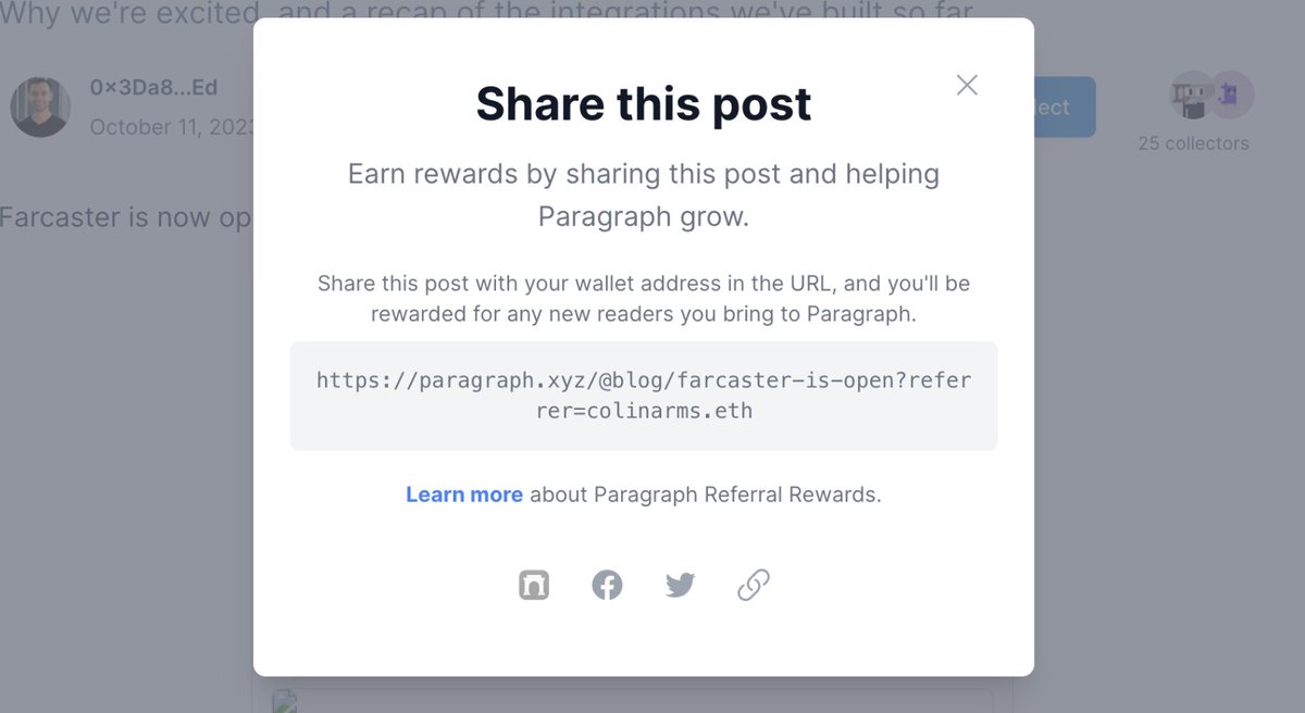 Paragraph tweet media