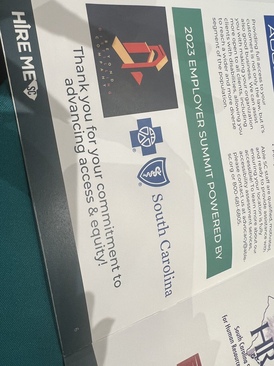 deacon_sphr's tweet photo. Awesome experience with @HireMeSC today! #NDEAM https://t.co/V3dx13pdbS