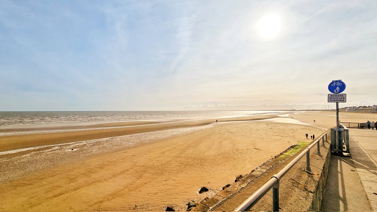 Fresh day in Bridlington yesterday