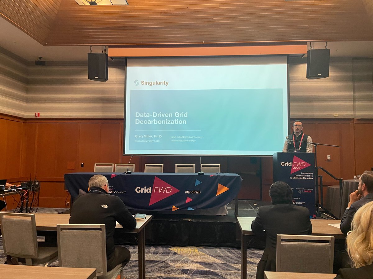 GridForward's tweet photo. Don’t forget to join us at 12:15 PT as the finalists of our Grid Innovation Pitch contest, Delphire, @TrySingularity, @harvest_thermal and Derapi present for a final time. Who will take home the prize? Vote on our mobile app for who you think should win! #GridFWD https://t.co/4HkBB3rYN7
