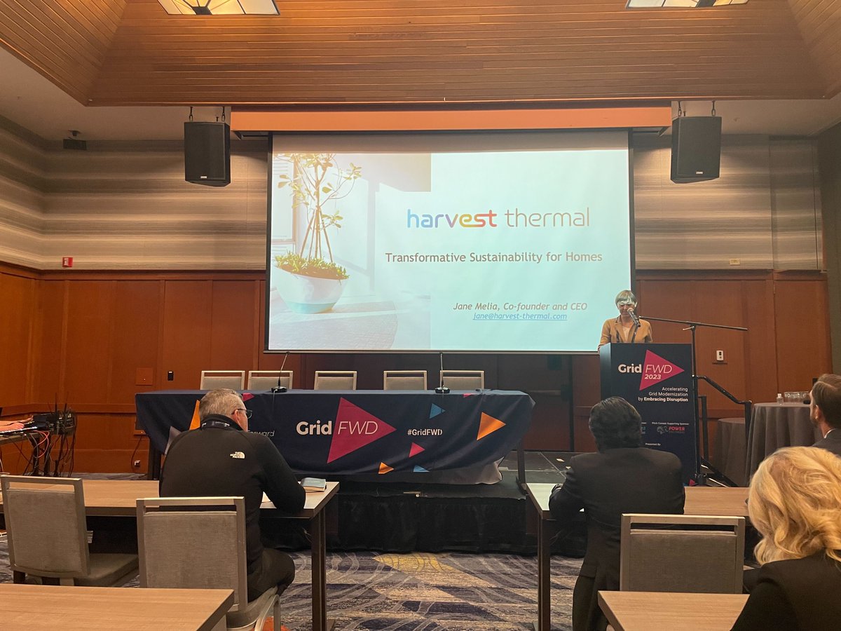 GridForward's tweet photo. Don’t forget to join us at 12:15 PT as the finalists of our Grid Innovation Pitch contest, Delphire, @TrySingularity, @harvest_thermal and Derapi present for a final time. Who will take home the prize? Vote on our mobile app for who you think should win! #GridFWD https://t.co/4HkBB3rYN7