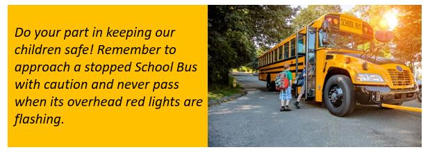 This is the final day of School Bus Safety Week but School Bus Safety never ends. Please continue to follow us on twitter @STOPRinfo and check stopr.ca for important school bus information throughout the school year.