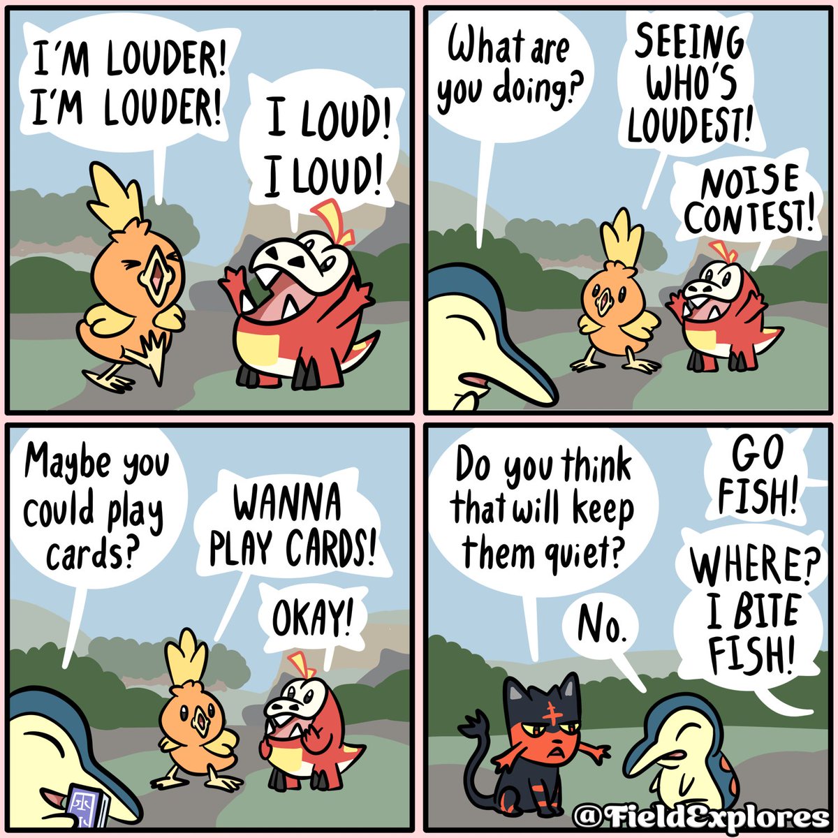 Torchic and Fuecoco's Noise Contest 2023